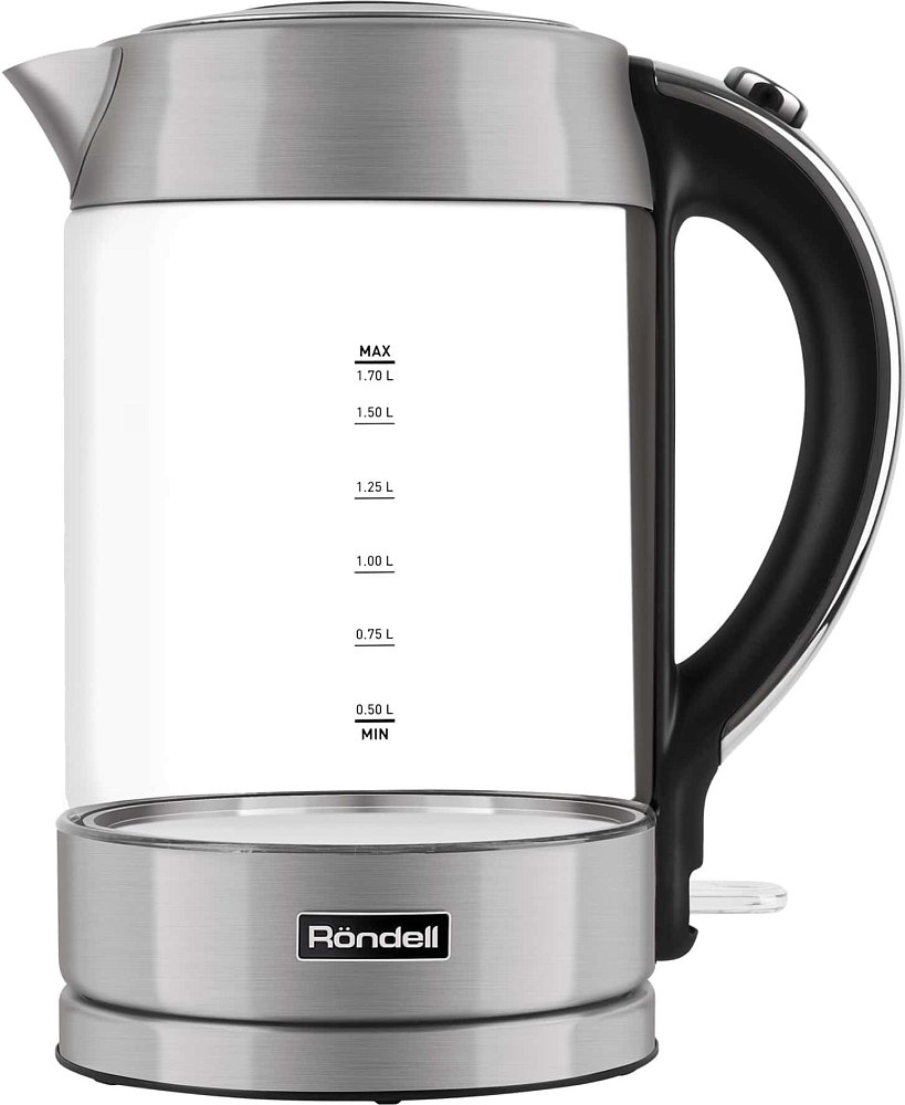 Электрический чайник Rondell RDE-1001 серебристый - фото 1