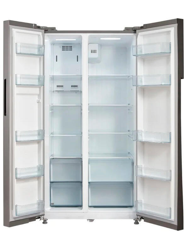 Холодильник Бирюса SBS 587 I серебристый - фото 4