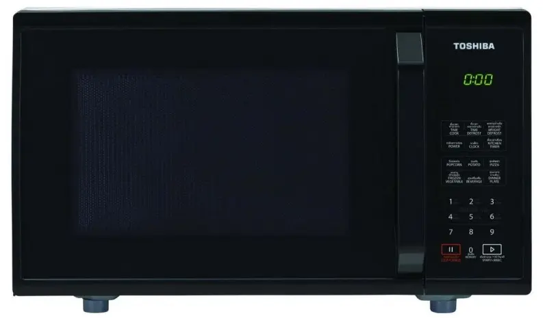 Микроволновая печь TOSHIBA MM-EM23P(BK)-CV черная - фото 1