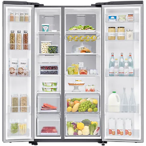 Холодильник Samsung RS61R5041SL/WT серебристый - фото 2