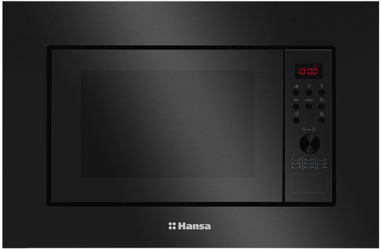 Встраиваемая микроволновая печь Hansa AMGB20E2GB черная - фото 1