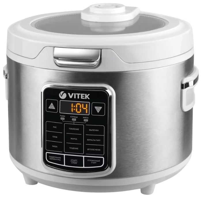Мультиварка Vitek VT-4281 серебристая - фото 1