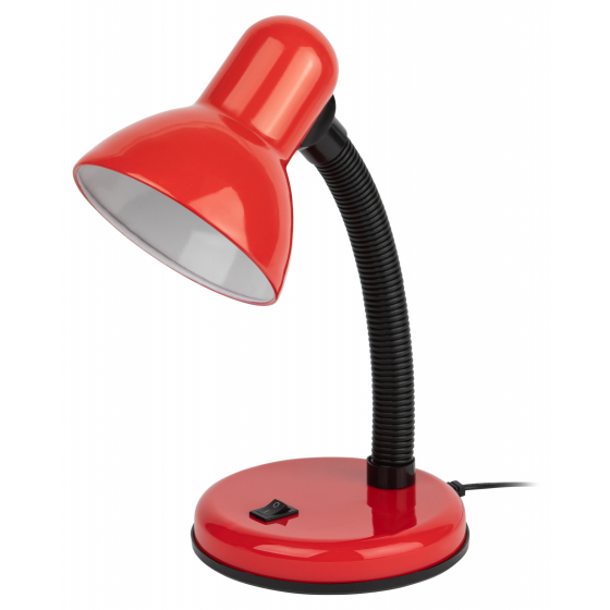 Настольный светильник ЭРА Б0022332 N-120-E27-40W-R красный - фото 1