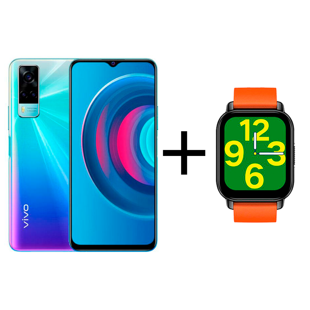 Смартфон Vivo Y53S 8/128Gb Fantastic Rainbow + Смарт часы vivo Zeblaze Btalk Smart Watch Orange
Смартфон Vivo Y53S 8/128Gb Fantastic Rainbow + Смарт часы vivo Zeblaze Btalk Smart Watch Orange