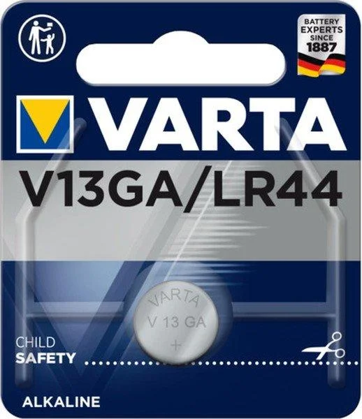 Батарейка Varta Electronics V13GA - LR44 1.5V-125mAh 1 шт - фото 1