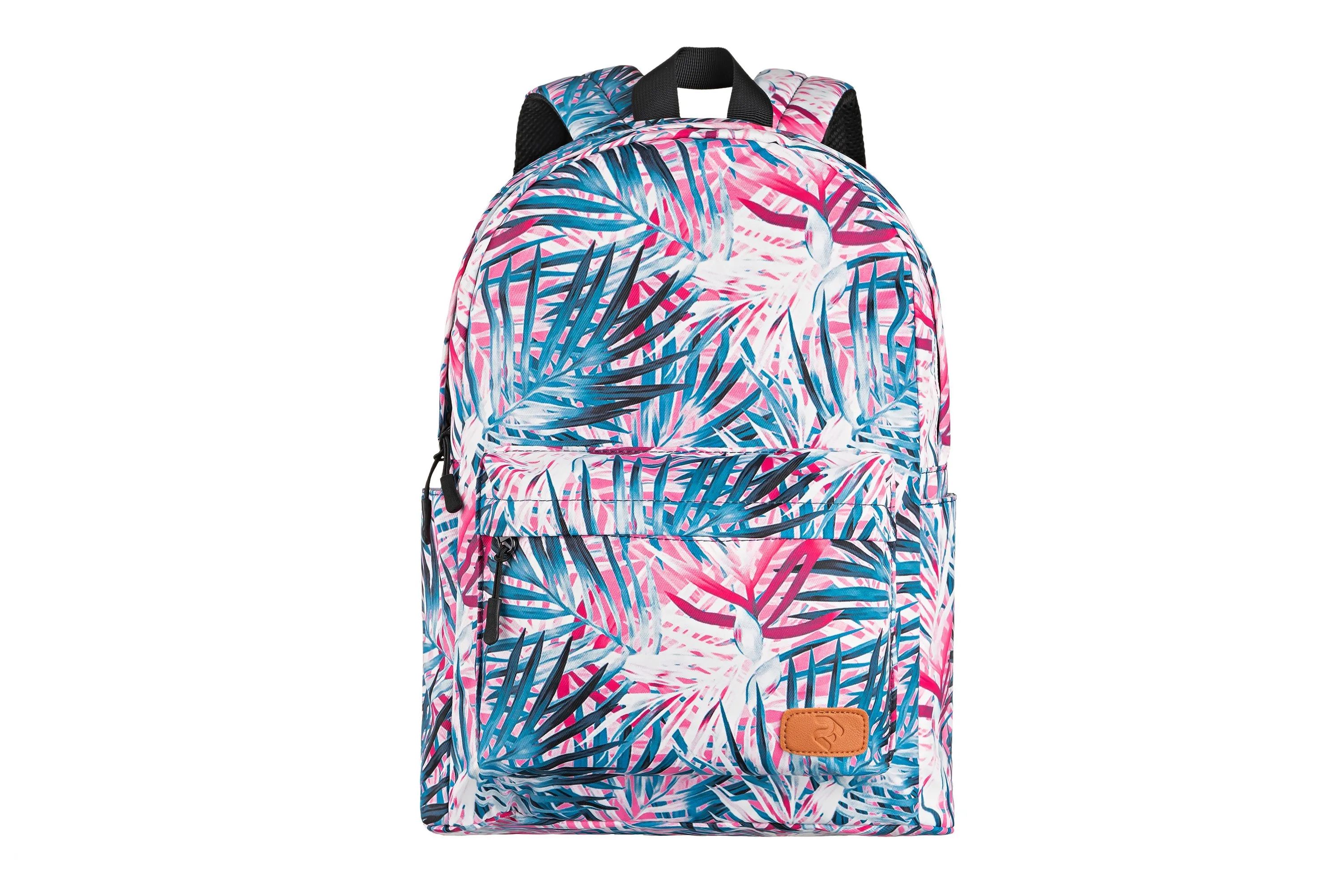 Рюкзак для ноутбука 2E-BPT6114PK 2Е, TeensPack Palms, розовый