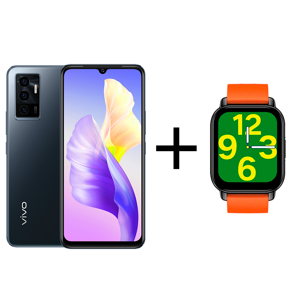 Смартфон Vivo V23E 8/128Gb Moonlight Shadow + Смарт часы vivo Zeblaze Btalk Smart Watch Orange
Смартфон Vivo V23E 8/128Gb Moonlight Shadow + Смарт часы vivo Zeblaze Btalk Smart Watch Orange