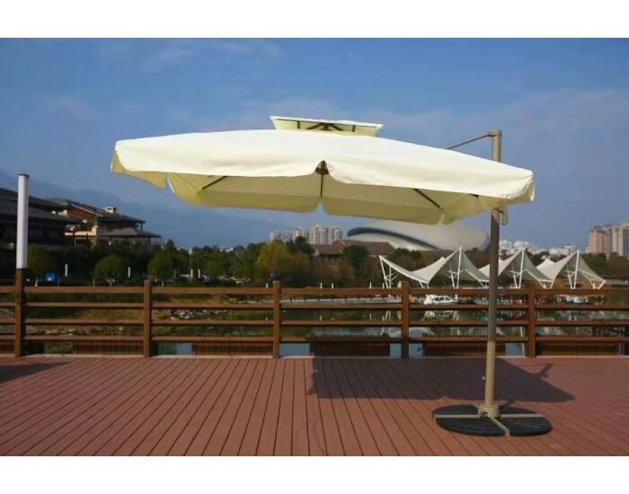 Зонт для кафе Афина AFM-250SLB-Light Beige - фото 1