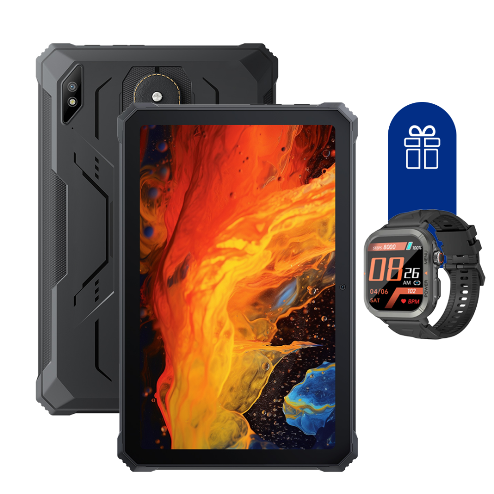 Планшет Blackview Active 8 Pro 4G 2K 10.36" 8/256GB Black + Смарт часы Blackview W30 Black
Планшет Blackview Active 8 Pro 4G 2K 10.36" 8/256GB Black + Смарт часы Blackview W30 Black