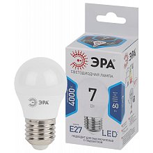 Лампа светодиодная ЭРА Standart led P45-7w-840-E27 4000K
