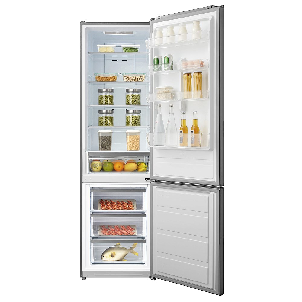 Холодильник Midea MDRB489FGE02O серебристый - фото 2