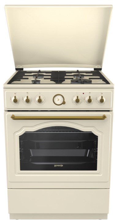 Газовая плита Gorenje GI62CLI бежевая: купить в интернет магазине ...