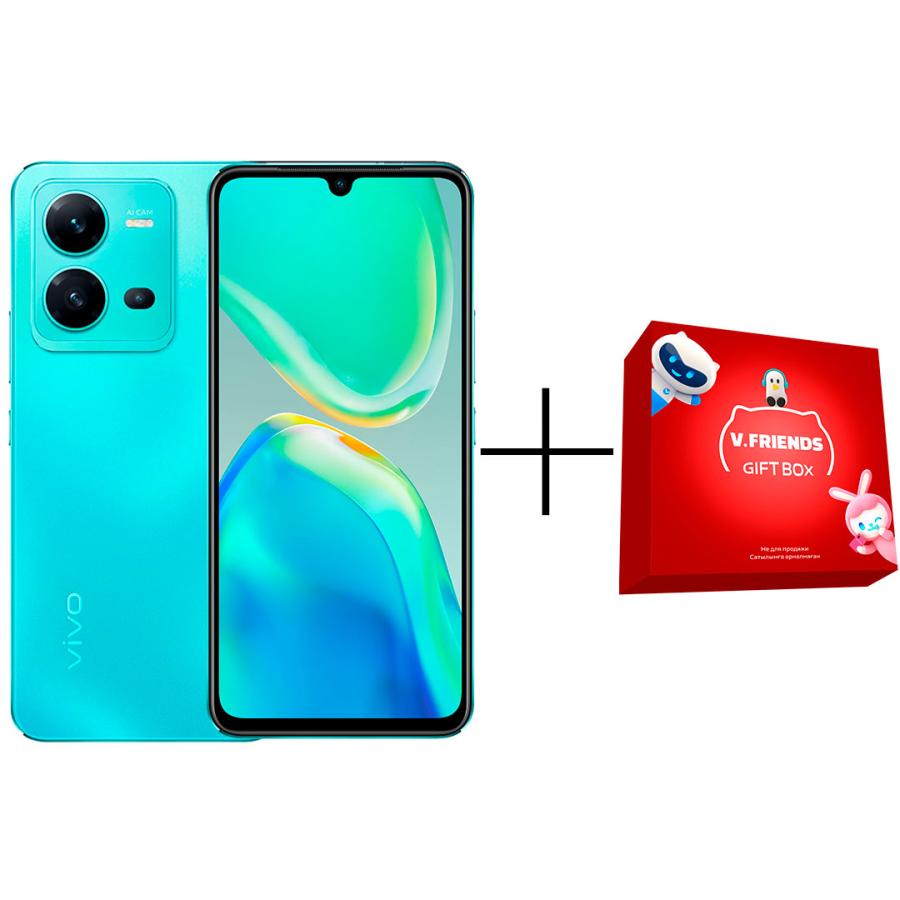 Смартфон Vivo V25 8/256Gb Aquamarine Blue + Vivo NY 2023 Gift Box ...