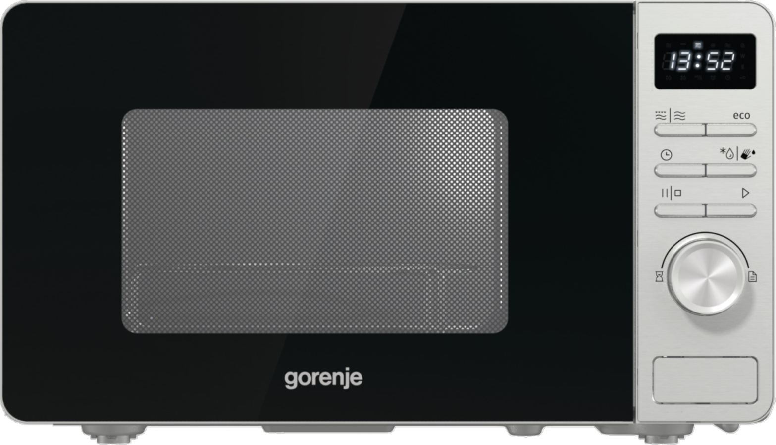 Микроволновая печь Gorenje MO20A4X серебристая: купить в интернет ...