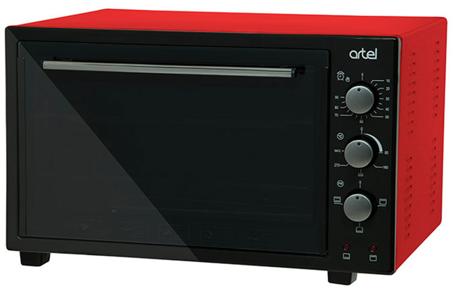 Мини-печь Artel MD 3618 E красная: купить в интернет магазине | Tgrad.kz