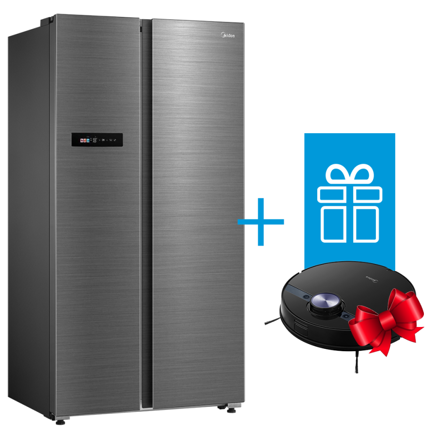 Холодильник Midea MDRS791MIE46 + Робот-пылесос Midea M-7: купить в ...