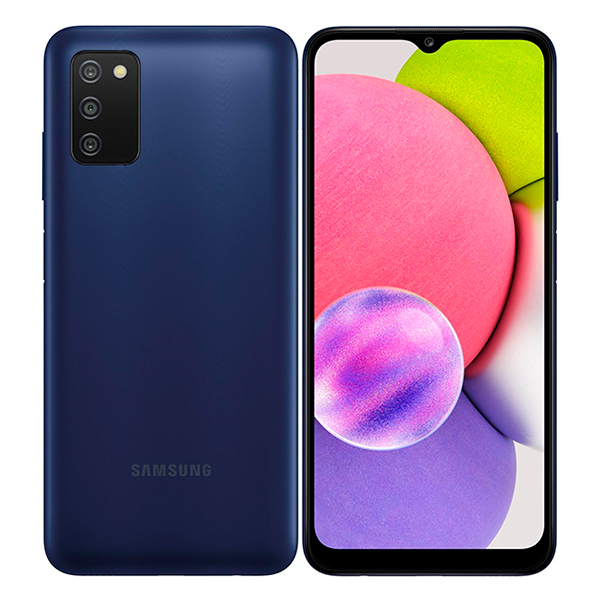 Смартфон Samsung Galaxy А03s, A037, 3/32GB, Blue - фото 2