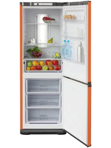 Холодильник Бирюса T320NF оранжевый - фото 2