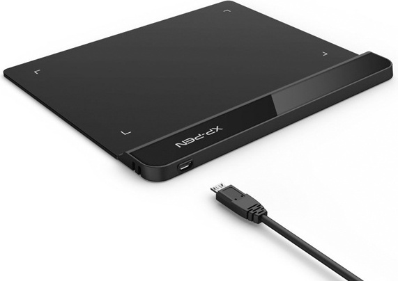 Графический планшет, XP-Pen, Star G640, Разрешение 5080 lpi, Чувствительность к нажатию 8192, Интерфейс USB, Рабочая область 6&ampquotх4&ampquot, Чёрный - фото 5
