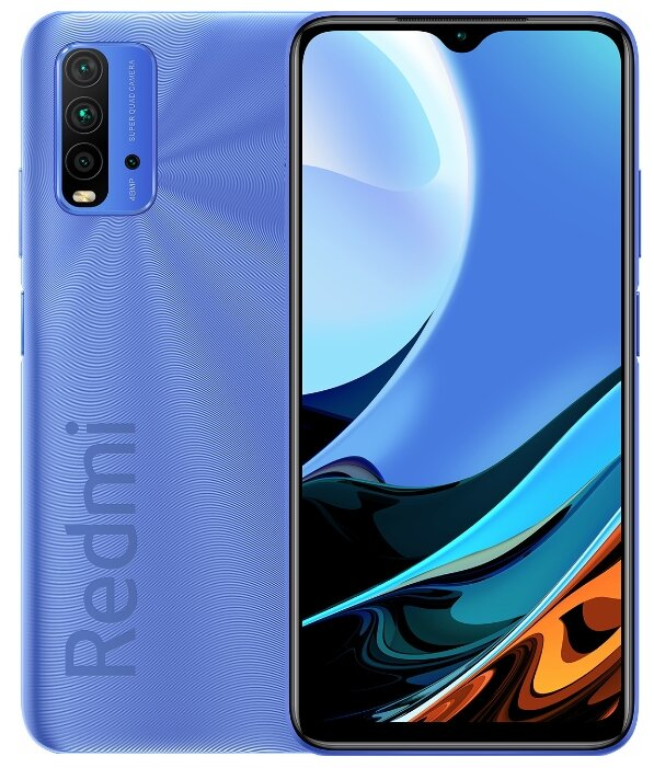 Смартфон Xiaomi Redmi 9T 4/128Gb Twilight Blue - фото 1