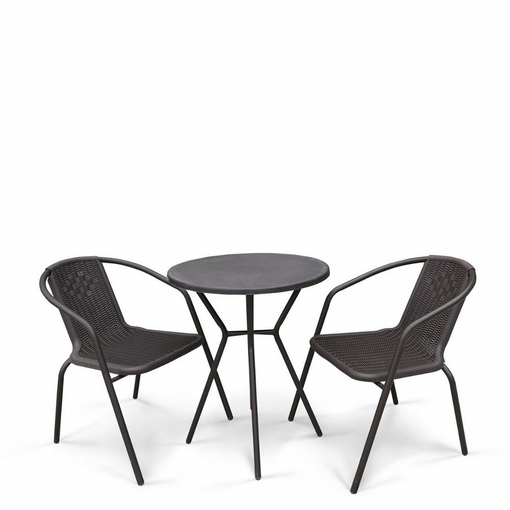 Комплект мебели Асоль-5 LRC01/LRT01-D60 Dark Brown 2+1 - фото 1