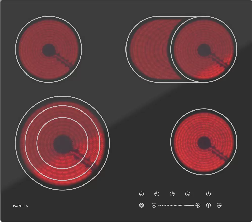 

Варочная панель электрическая DARINA 4P E329 B черная