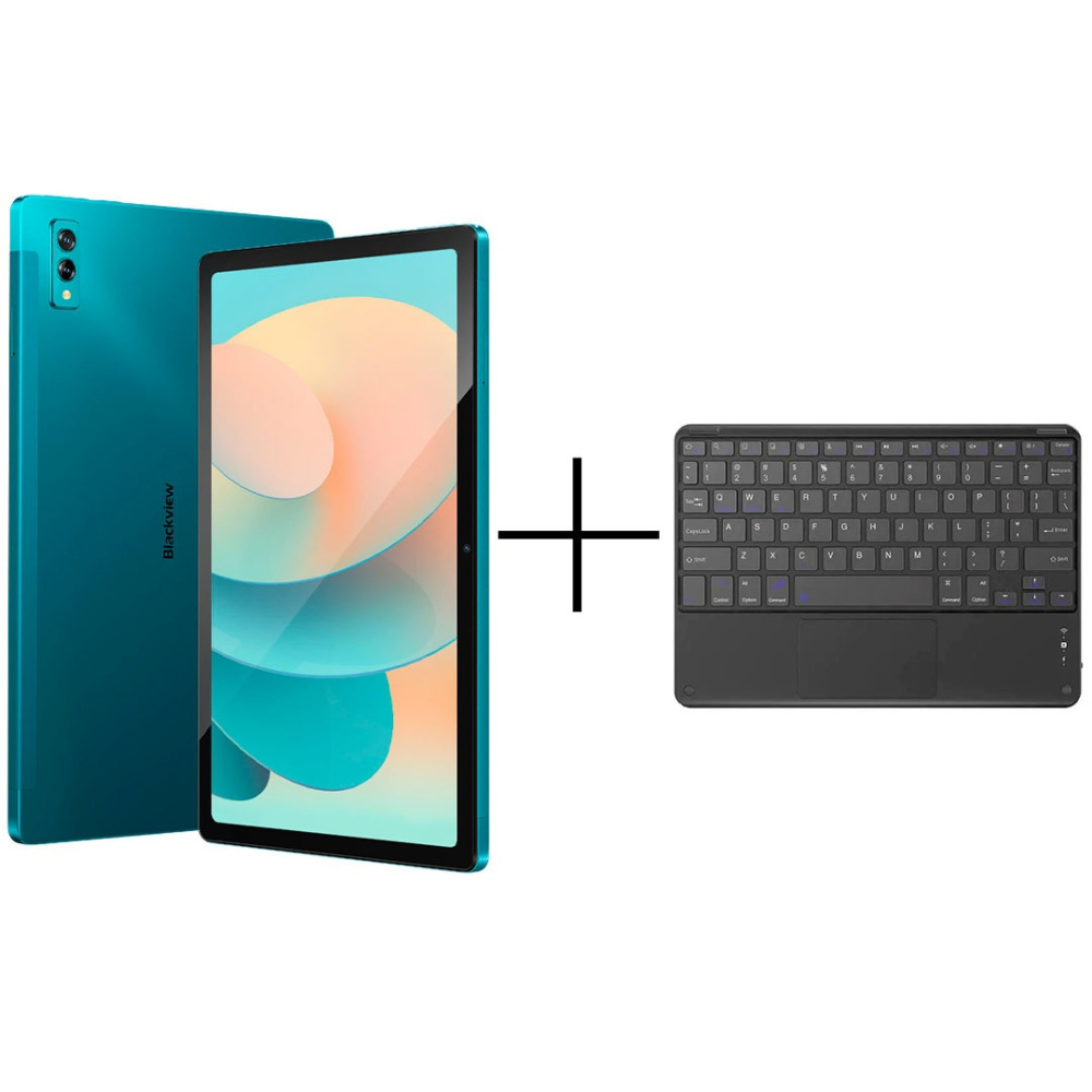 

Планшет BlackView Tab 11 8/128Gb Green + Клавиатура Blackview Bluetooth K1 Black