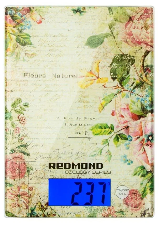 Весы кухонные Redmond RS-736 Цветы