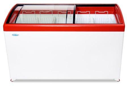 Ларь морозильный Снеж МЛГ-500 красный - фото 4