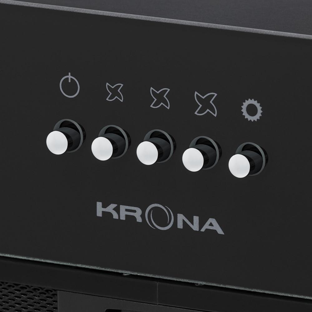 Вытяжка полновстраиваемая Krona WERMUT 600 DN BLACK PB BF - фото 16