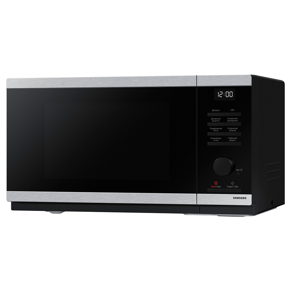 Микроволновая печь Samsung MS23DG4504ATBW черная - фото 3