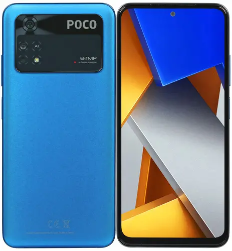 Смартфон Poco M4 Pro 8GB 256GB (Cool Blue) Синий - фото 1