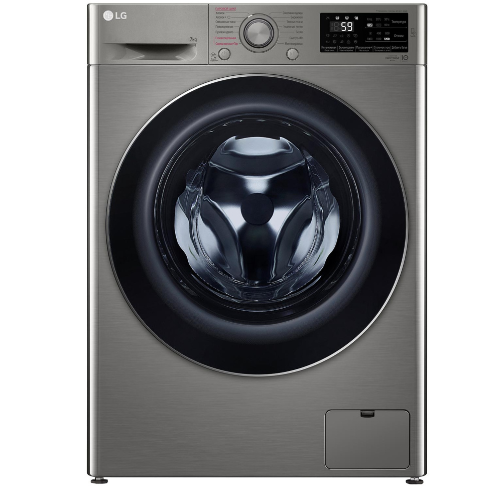 

Стиральная машина LG F2J6HSDS серебристая