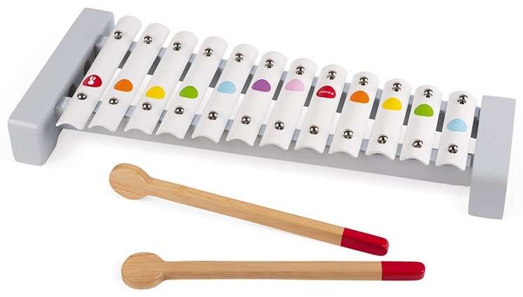 Ксилофон Конфетти JANOD J7604 - фото 3 Ксилофон Конфетти JANOD J7604 - фото 3