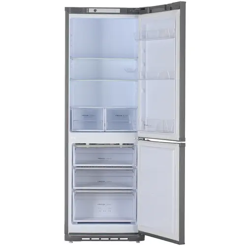 Холодильник Бирюса W633 серый - фото 4