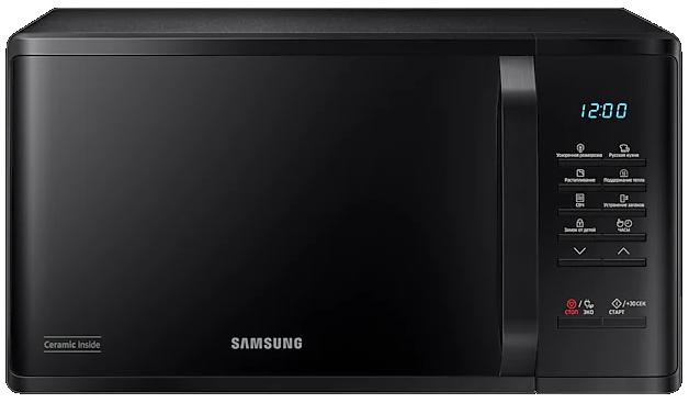 Микроволновая печь Samsung MS23K3513AK/BW черная - фото 1