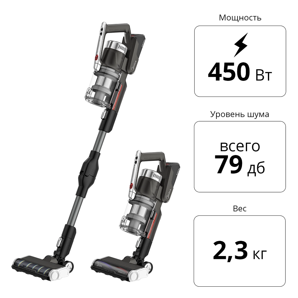 Холодильник Midea MDRB593FGE28 + Вертикальный пылесос Midea P7 Flex - фото 8 Холодильник Midea MDRB593FGE28 + Вертикальный пылесос Midea P7 Flex - фото 8
