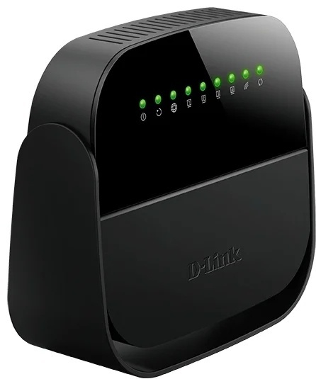 Модем, D-Link, DSL-2640U/R1A, Беспроводной, ADSL, 802.11b/g/n, N150, Порт ADSL с разъемом RJ-11, 4 порта LAN 10/100BASE-TX