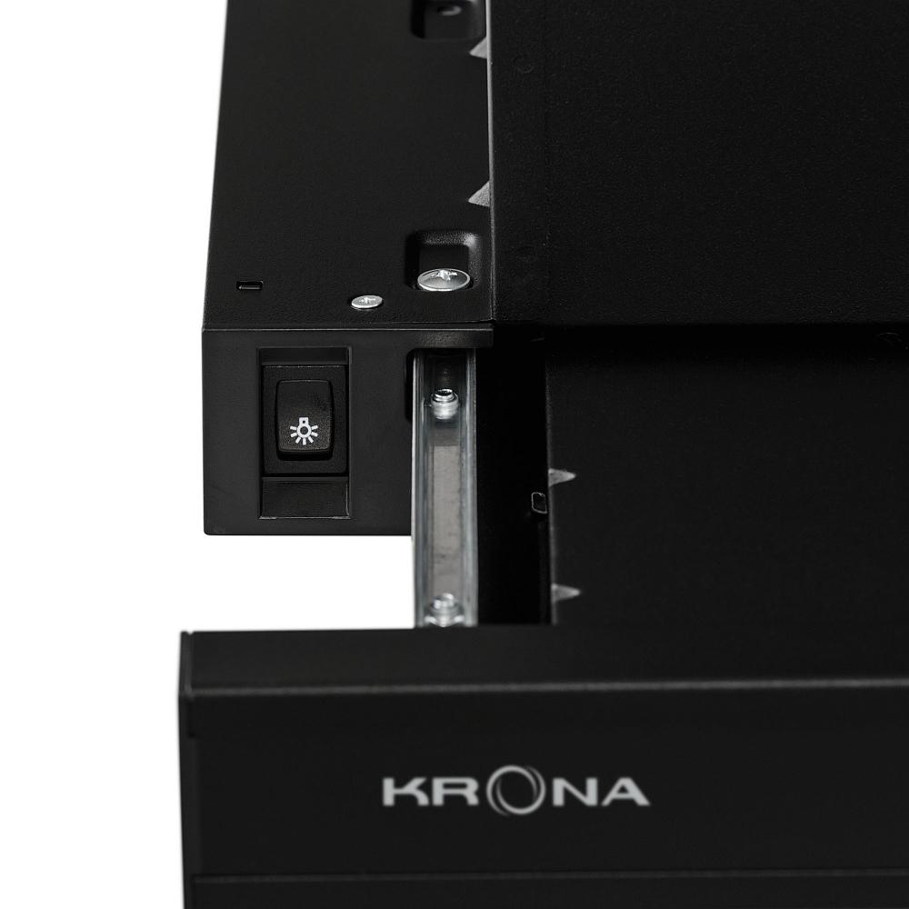 Вытяжка телескопическая Krona KAMILLA 600 GLASS BLACK - фото 6