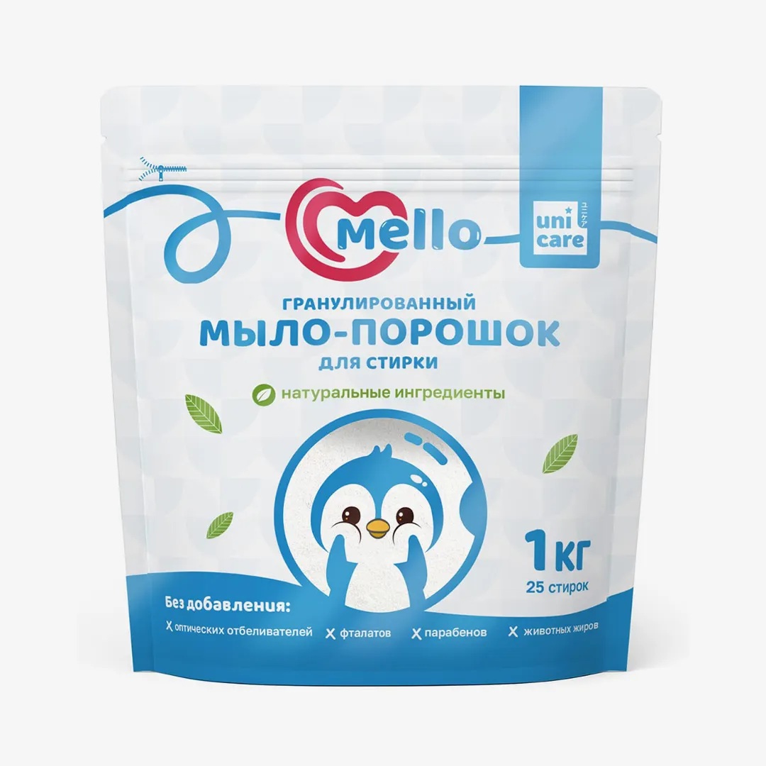 Гранулированный мыло-порошок Mello, 1 кг Гранулированный мыло-порошок Mello, 1 кг
