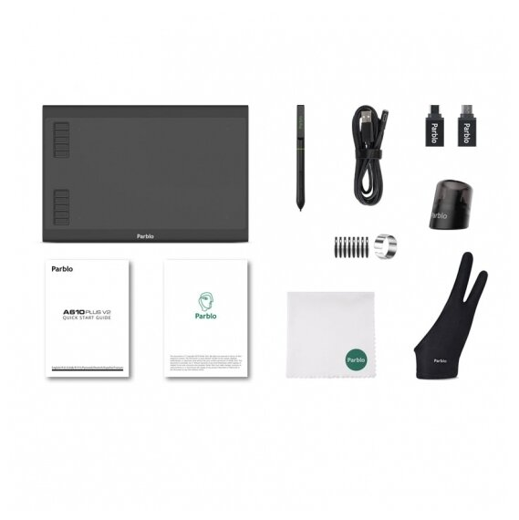 Графический планшет Parblo A610 Plus - фото 2 Графический планшет Parblo A610 Plus - фото 2