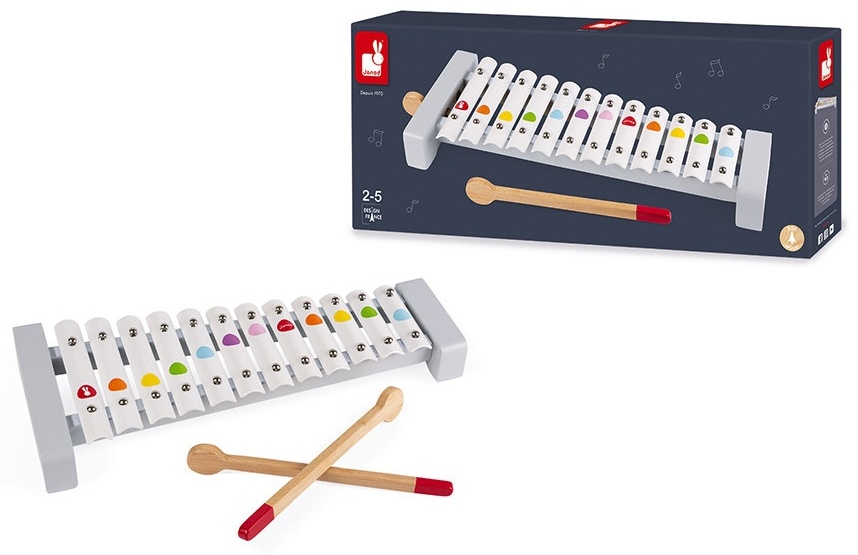 Ксилофон Конфетти JANOD J7604 - фото 6 Ксилофон Конфетти JANOD J7604 - фото 6