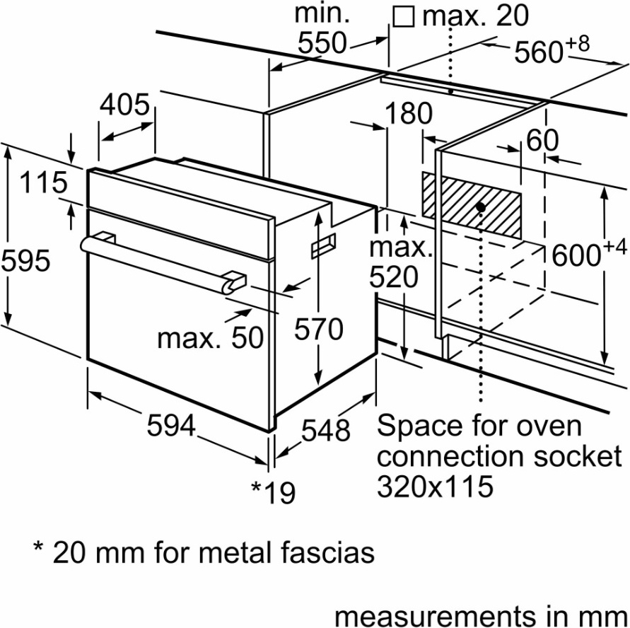 Встраиваемый духовой шкаф Bosch HBF512BS1T серебристый - фото 5