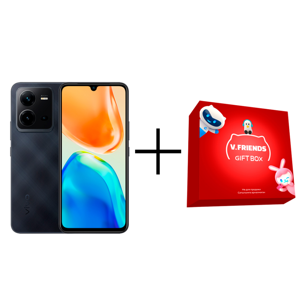 

Смартфон Vivo V25E 8/128Gb Diamond Black + Vivo Gift Box Small (Red)