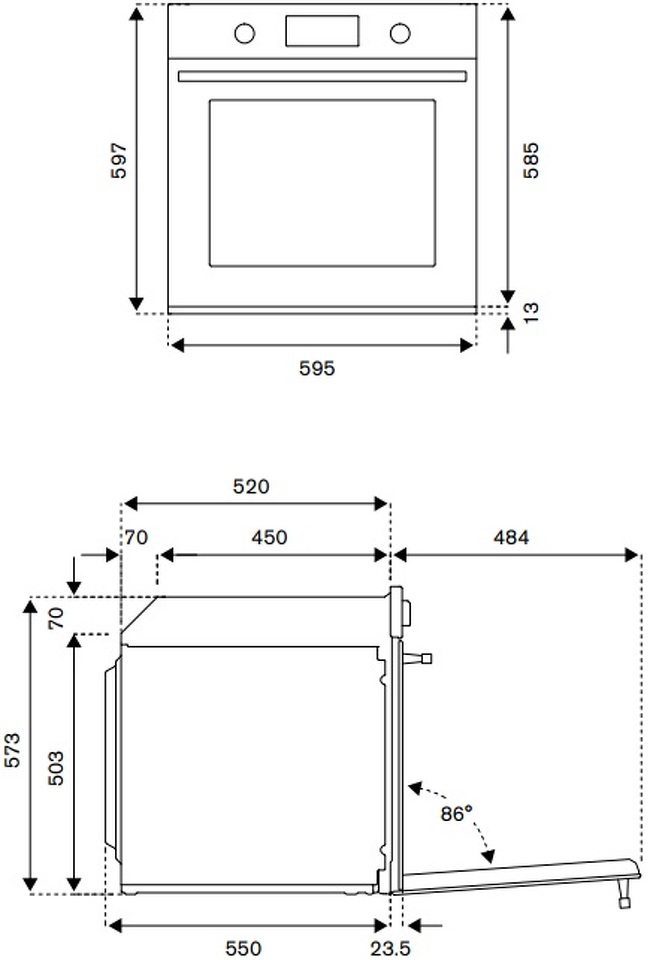 Встраиваемый духовой шкаф Bertazzoni F609MODESX - фото 7