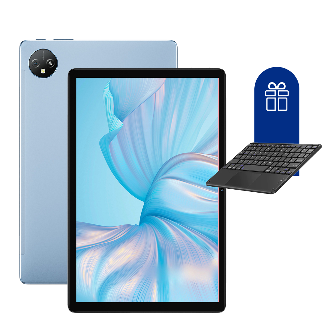 Планшет Blackview Tab 80 4G 10.1 Дюйм 4+128Gb Blue + Клавиатура Blackview Bluetooth K1 Black