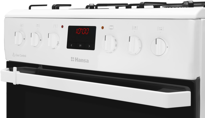 Плита комбинированная Hansa FCMW68209 белая - фото 7