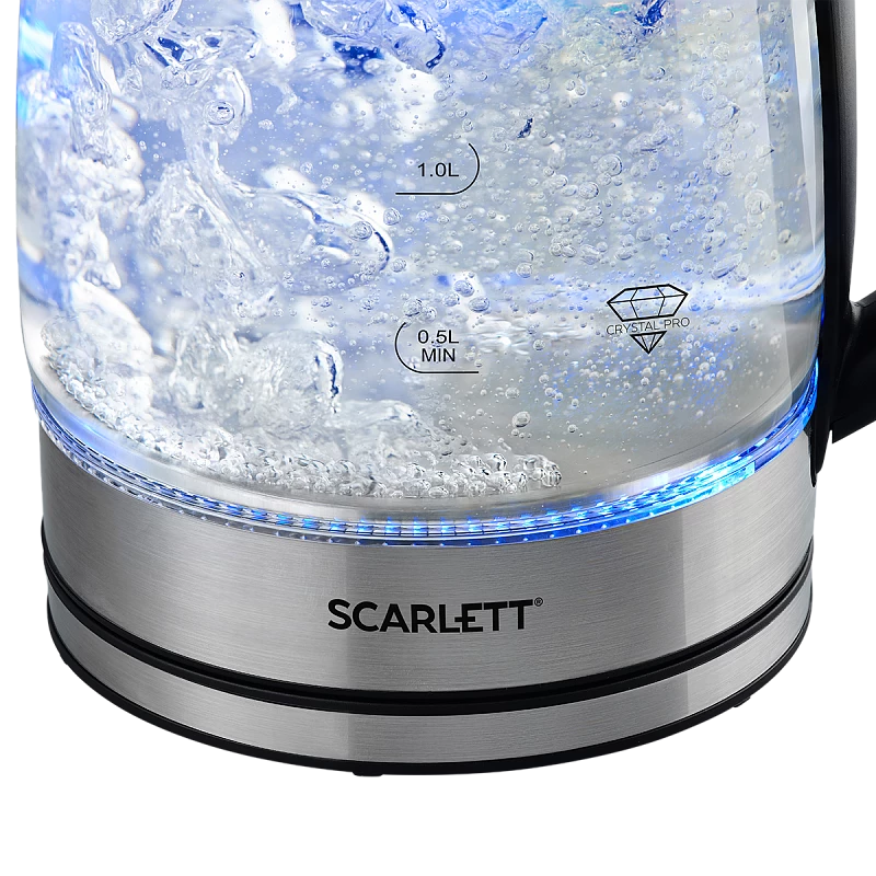 Чайник электрический Scarlett SC-EK27G70 серебристый - фото 9