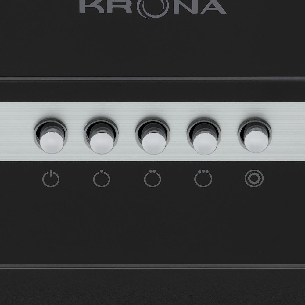 Вытяжка наклонная Krona IRMA A 600 black PB - фото 17