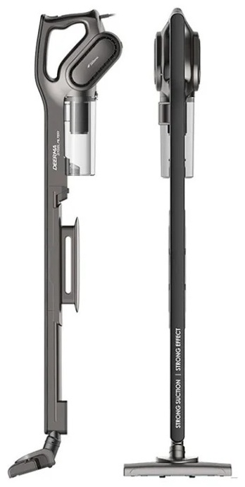 Проводной вертикальный пылесос Deerma DX700S черный